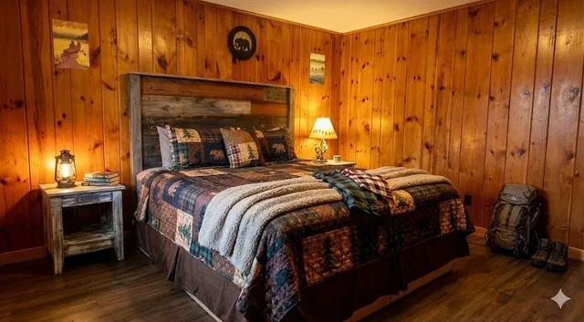 جناح بفراش فوتون وسرير كينج وسرير كوين، Sundowner on Lake George 2/6
