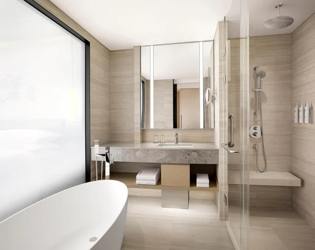 جناح تنفيذي بسريرين كينج بإطلالة على المدينة بشرفة بغرفتي نوم، Courtyard Sejong 7/7