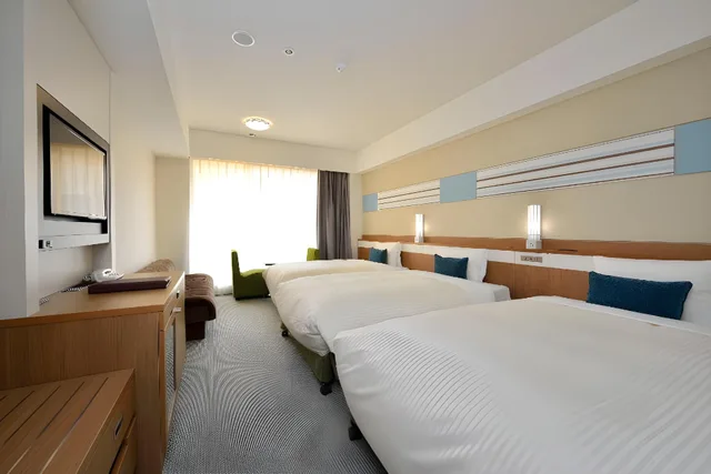 غرفة قياسية ثلاثية بثلاثة أسرّة، Vessel Hotel Campana Okinawa 1/2