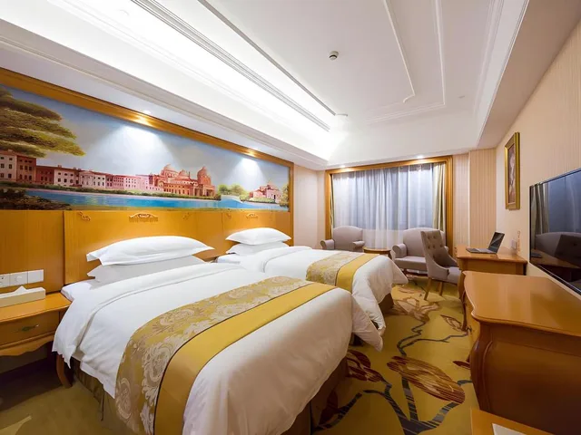 غرفة قياسية بسريرين منفصلين، Vienna International Hotel (Shanghai Pudong Airport East Station) 1/1