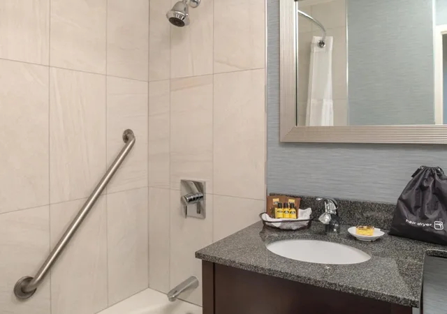 غرفة بسرير كينج لذوي الإعاقة، Robert Treat Hotel 3/3