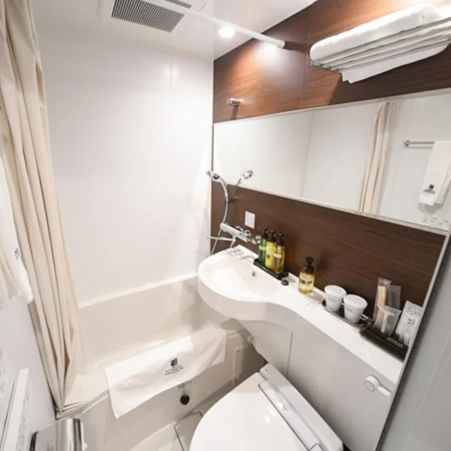 غرفة بسرير نصف مزدوج للمدخنين، Hotel Livemax Asakusa Ekimae 3/4