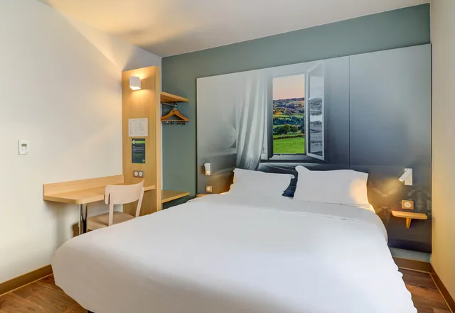 غرفة قياسية بسرير مزدوج، B&B Hotel Le Creusot Montchanin 2/4