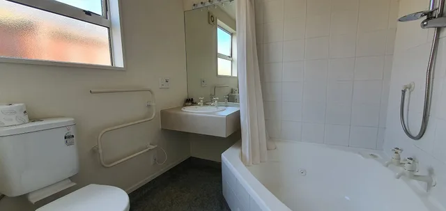استوديو بسرير كوين بحوض جاكوزي، Rosewood Court Motel 4/4