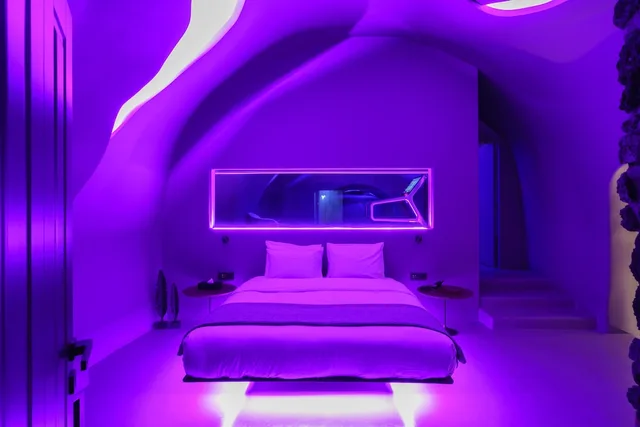 4 Bedrooms, Interior, Wellness, Villa, 2 King Beds, 3 Beds, 2 Queen Beds, Outdoor Jetted Tub، Kivotos Santorini 4/8