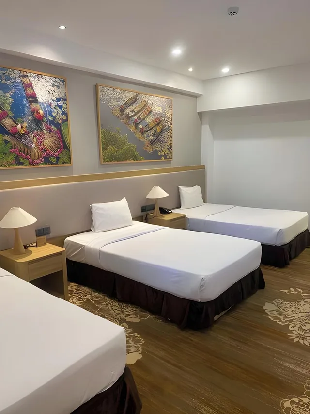 غرفة بريميوم ثلاثية بإطلالة على المدينة، TTC Hotel - Can Tho 1/1