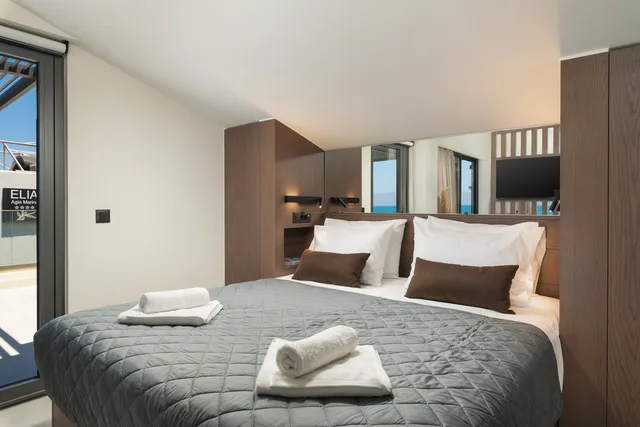 جناح بإطلالة على البحر بمسبح خاص، Elia Agia Marina Resort 1/2