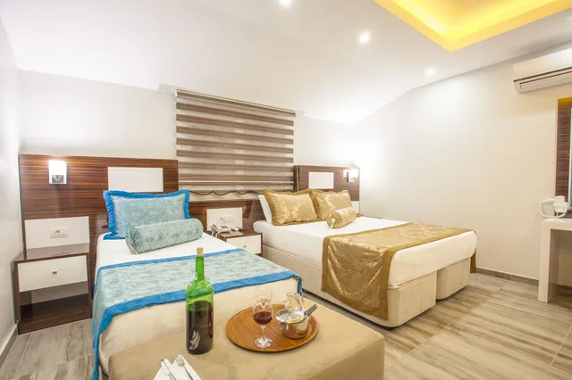 غرفة اقتصادية بسرير مزدوج وسرير فردي، Pamukkale Termal Ece Otel 1/3
