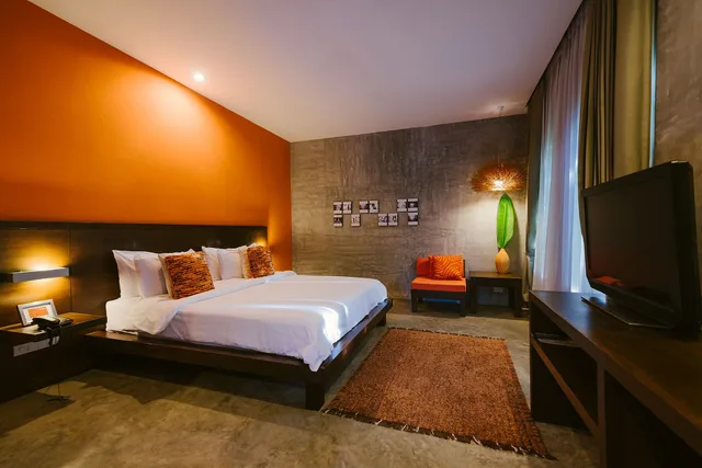 غرفة ديلوكس بسرير مزدوج، Ketawa Pet Friendly Hotel and Cafe (ex Ketawa Stylish Hotel) 1/7