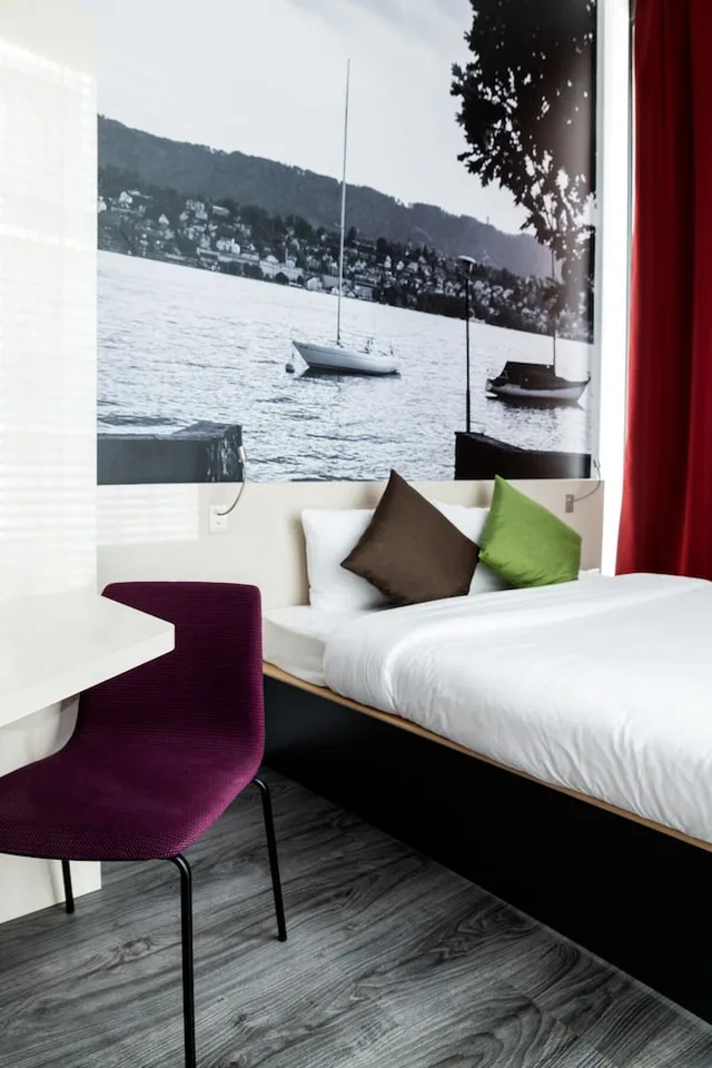 غرفة قياسية مزدوجة، B&B Hotel Zurich East Wallisellen 3/6