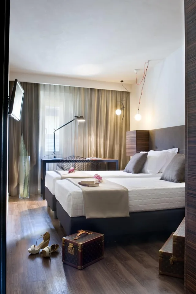غرفة سوبيريور بسريرين منفصلين، Hotel Unicorno 1/6