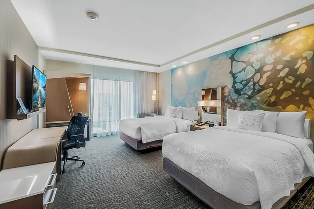 غرفة بسريرين كوين لذوي الإعاقة، Courtyard By Marriott Longview North 1/3