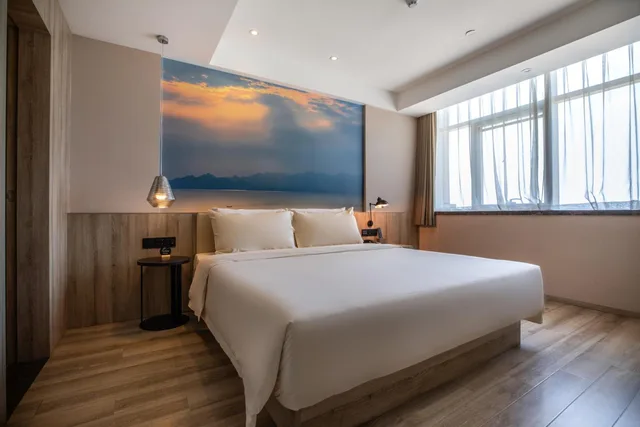 Jimu, Suite, King Bed, Sea View, Attic، Atour Hotel Qingdao West Coast Tangdaowan Park 1/1