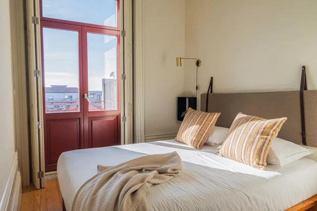 شقة بإطلالة على المسبح بشرفة بغرفتي نوم، Aparthotel Oporto Alves Da Veiga 3/10