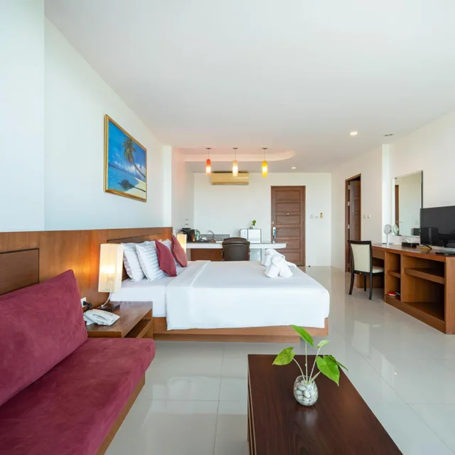 جناح بسرير كينج بإطلالة على البحر، The View Rawada Phuket 2/10