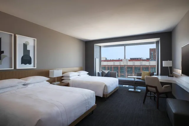 Room, 2 Queen Beds, Skyline View، MARRIOTT MARQUIS CHICAGO 1/8