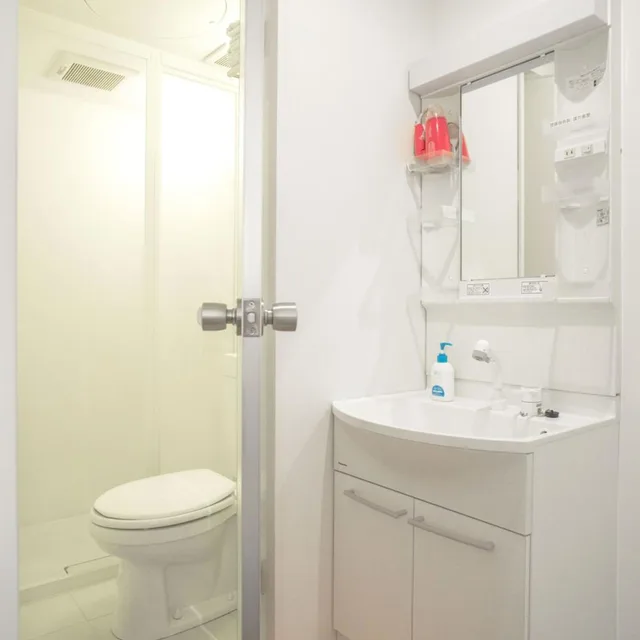 غرفة رباعية بحمام خاص، Osaka Tsuruhashi Tei Hotel Asahi Group 4/7