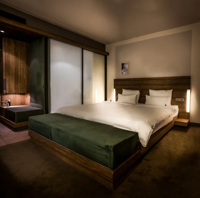 غرفة ديلوكس بسريرين منفصلين، Hotel Stadtpalais 3/5