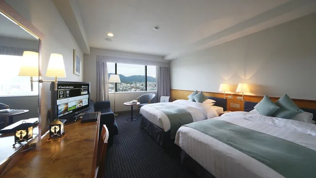 Room, Single, Twin Beds, Large, Hotel Nikko Nara 6/10