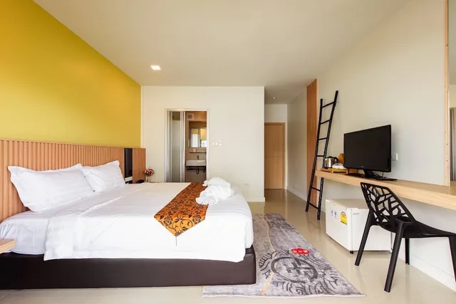 غرفة ديلوكس بسرير مزدوج بشرفة، The Golden Ville Boutique Hotel Spa 7/10