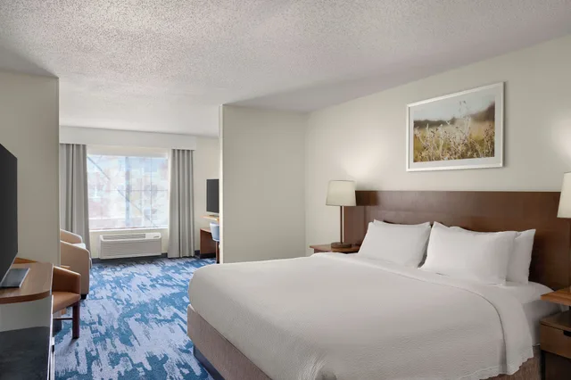 جناح تنفيذي بسرير كينج مع أريكة لذوي الإعاقة، Fairfield Inn Suites By Marriott Chicago Naperville Aurora 1/3