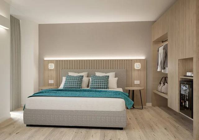 غرفة جونيور بسرير كينج وسرير فردي، Hotel Garni Venezia 4/10