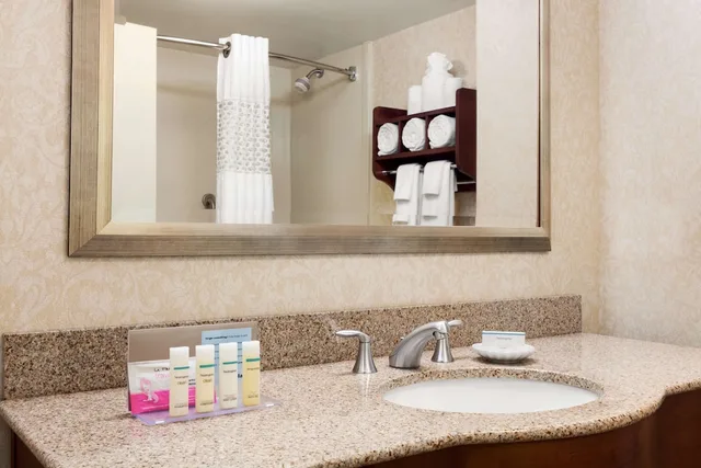 غرفة بسرير كينج بحوض استحمام لذوي الإعاقة، Hampton Inn Warrenton 6/9