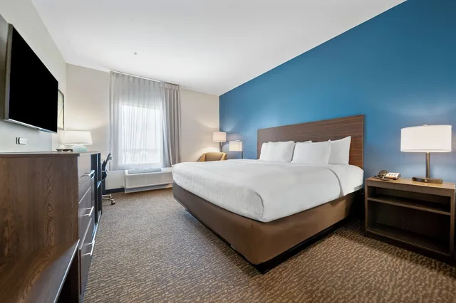 Room, King Bed, Bathtub, Accessible, La Quinta Inn & Suites by Wyndham Sulphur (Lake Charles) 1/2
