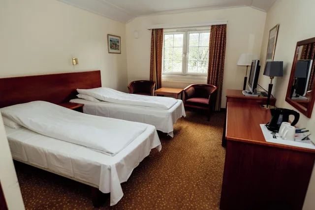غرفة بسريرين منفصلين، Klaekken Hotell 1/6