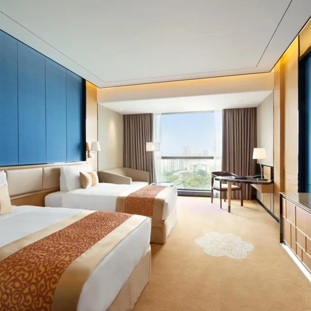 غرفة ديلوكس بسريرين منفصلين، Ramada by Wyndham Foshan Nanhai 2/3