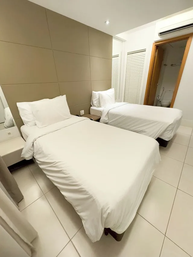 غرفة ديلوكس مفردة بسريرين منفصلين، Hilton Garden Inn Belo Horizonte 4/7