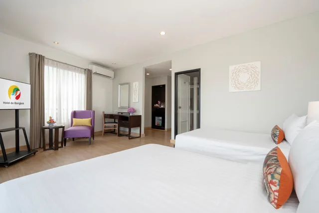 غرفة ديلوكس بشرفة، Hotel De Bangkok 4/9