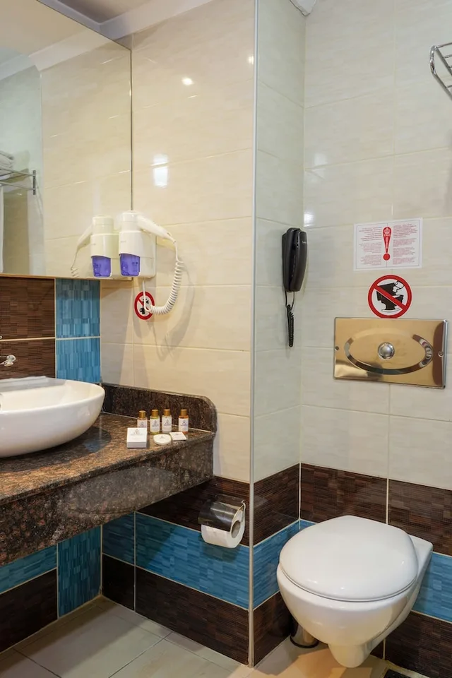 غرفة قياسية بسرير مزدوج وسرير فردي بحوض استحمام، Tac Premier Hotel Spa 5/7