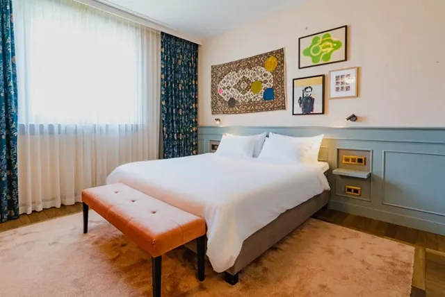 غرفة ديلوكس بسرير مزدوج أو سريرين منفصلين، Hotel Mercier 1/1