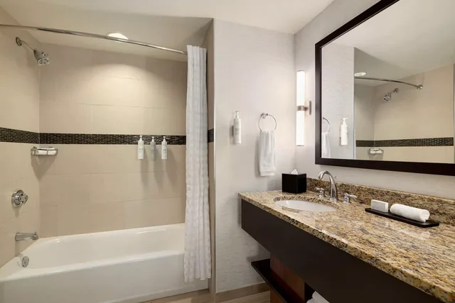 جناح بسريرين كوين بغرفة نوم واحدة بحوض استحمام لذوي الإعاقة، Embassy Suites Chattanooga / Hamilton Place 2/3