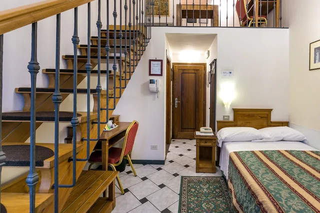غرفة بسريرين منفصلين بغرفة نوم واحدة، Hotel Collodi 6/10