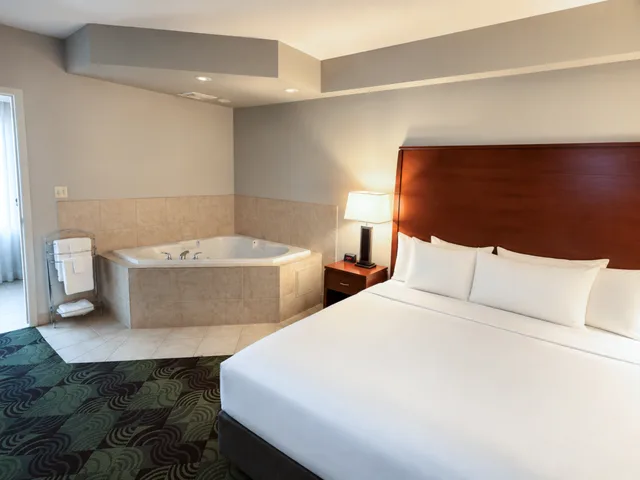 Business, King Bed, Sofa, Hot Tub, Deerfoot Inn Casino 1/5