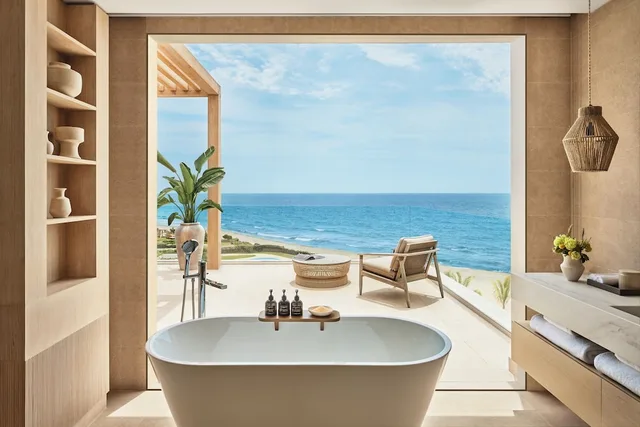 2 Bedrooms, Deluxe, Penthouse Suite, Sea View، Ikos Andalusia 10/10