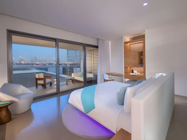 غرفة فاخرة بسرير مزدوج، Nikki Beach Resort and Spa Dubai 1/1