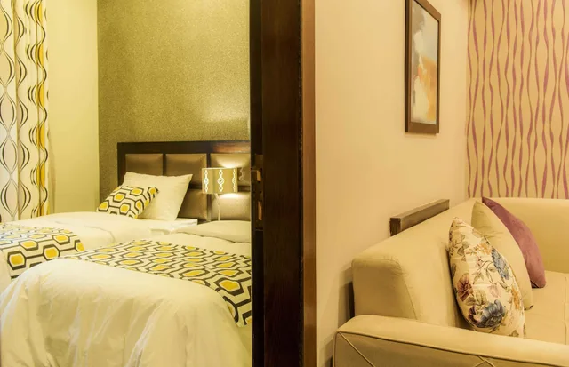 شقة بسرير كوين بغرفة نوم واحدة، Shams al weibdeh hotel apartment 1/3