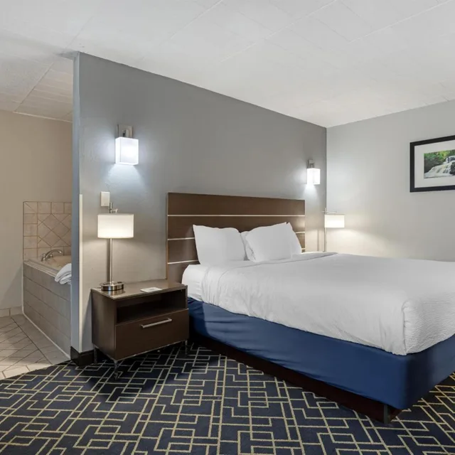 غرفة بسرير كينج بجاكوزي، Best Western Hunt's Landing Hotel Matamoras/Milford 1/10