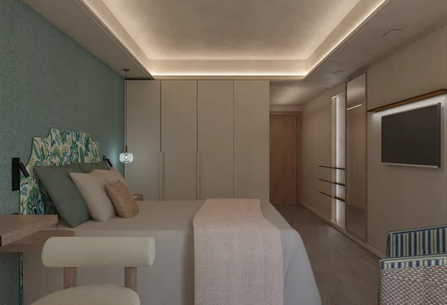 غرفة سوبيريور بسرير مزدوج بشرفة، Rodos Park Hotel 3/8