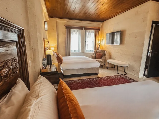 غرفة عائلية ثلاثية بسرير كينج وسرير فردي بشرفة بغرفة نوم واحدة، Osmanli Manor Hotel 5/9