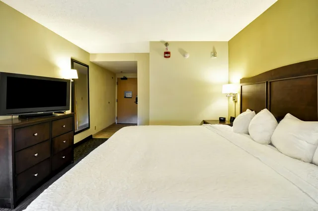 غرفة قياسية بسرير كينج، Hampton Inn Kansas City Airport 1/2