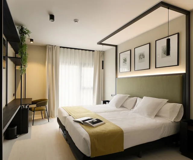 غرفة قياسية بسريرين منفصلين، Nuvo Hotel Boutique 3/4