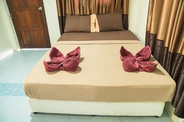 غرفة ديلوكس بسرير كوين بإطلالة على المسبح، Phangan Lodge 3/8