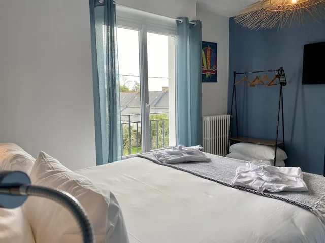 غرفة كومفورت بسرير كوين، Maison des Dunes 3/7