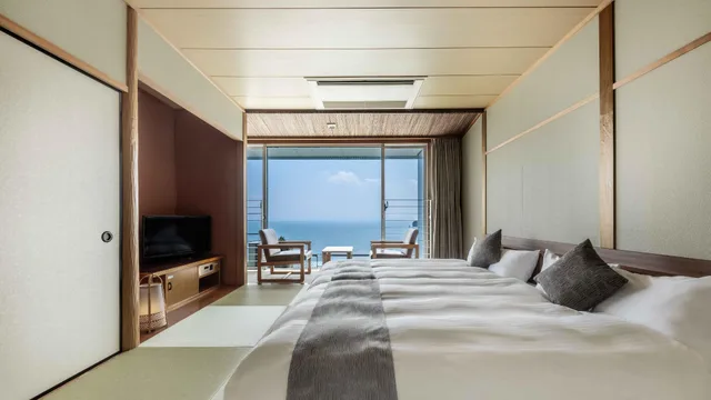 Japanese, Twin Beds, Ocean View, Tatami, South Wing, Spa & Resort Hotel Solage Oita-Hiji 1/1