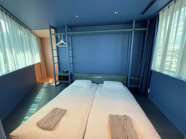 غرفة ركنية بسريرين منفصلين، Toggle Hotel Suidobashi TOKYO 1/7