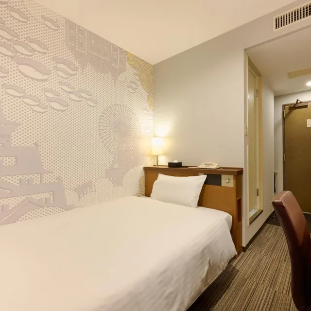 Semi Room, Single, Semi Double Bed، Via Inn Shin Osaka 3/6